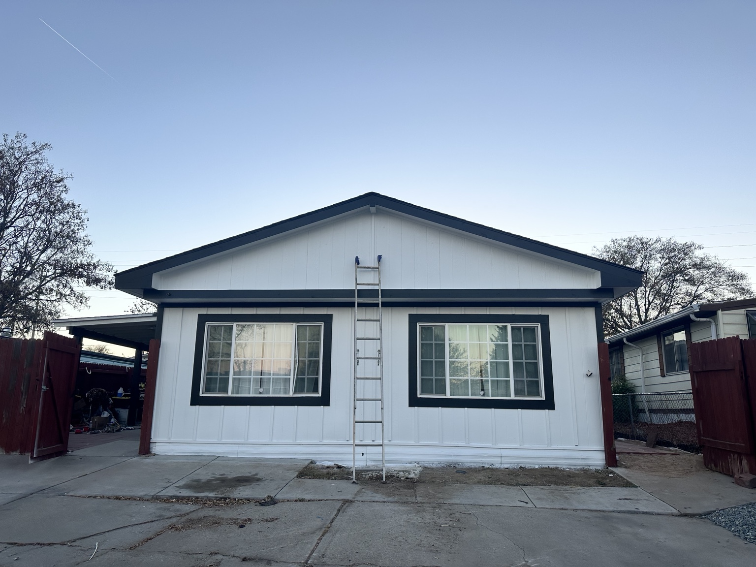 Exterior restoration after