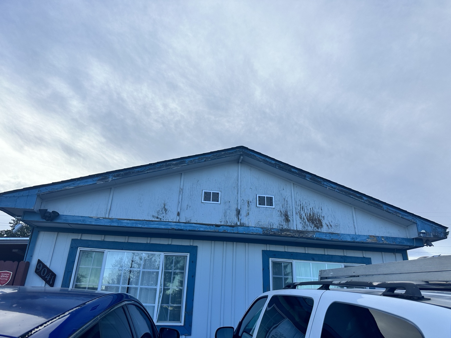 Exterior restoration before
