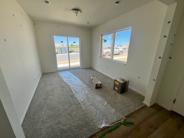 Completed interior renovation with finished walls and flooring
